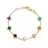 Roberto Coin Venetian Princess 18ct Yellow Gold Mixed Gemstone Bracelet