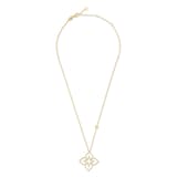 Roberto Coin Desert Flower 18ct Yellow Gold 0.09ct Diamond Pendant Necklace