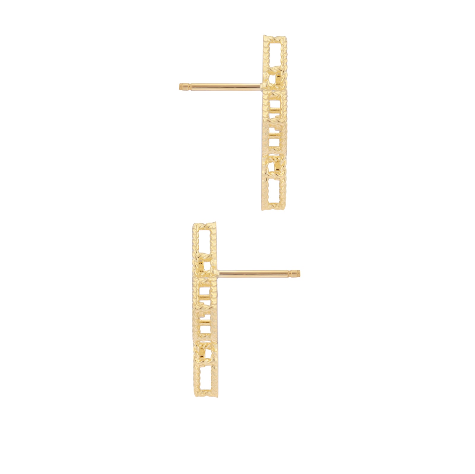 Roberto Coin Desert Flower 18ct Yellow Gold 0.11ct Diamond Stud Earrings