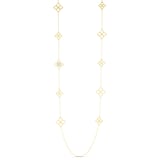 Roberto Coin Princepessa 18K Yellow Gold 0.16cttw Diamond Station Necklace