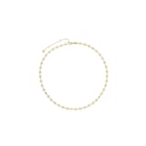 Roberto Coin Princess Flower 18K Yellow Gold 0.09cttw Diamond Necklace