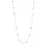 Roberto Coin Venetian Princess 18K Yellow Gold 7.00cttw Diamond Multi Colour Flower Necklace