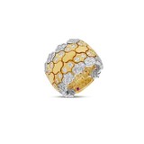 Roberto Coin Cobra 18K Yellow Gold 2.50cttw Diamond Ring - Ring Size 6.5
