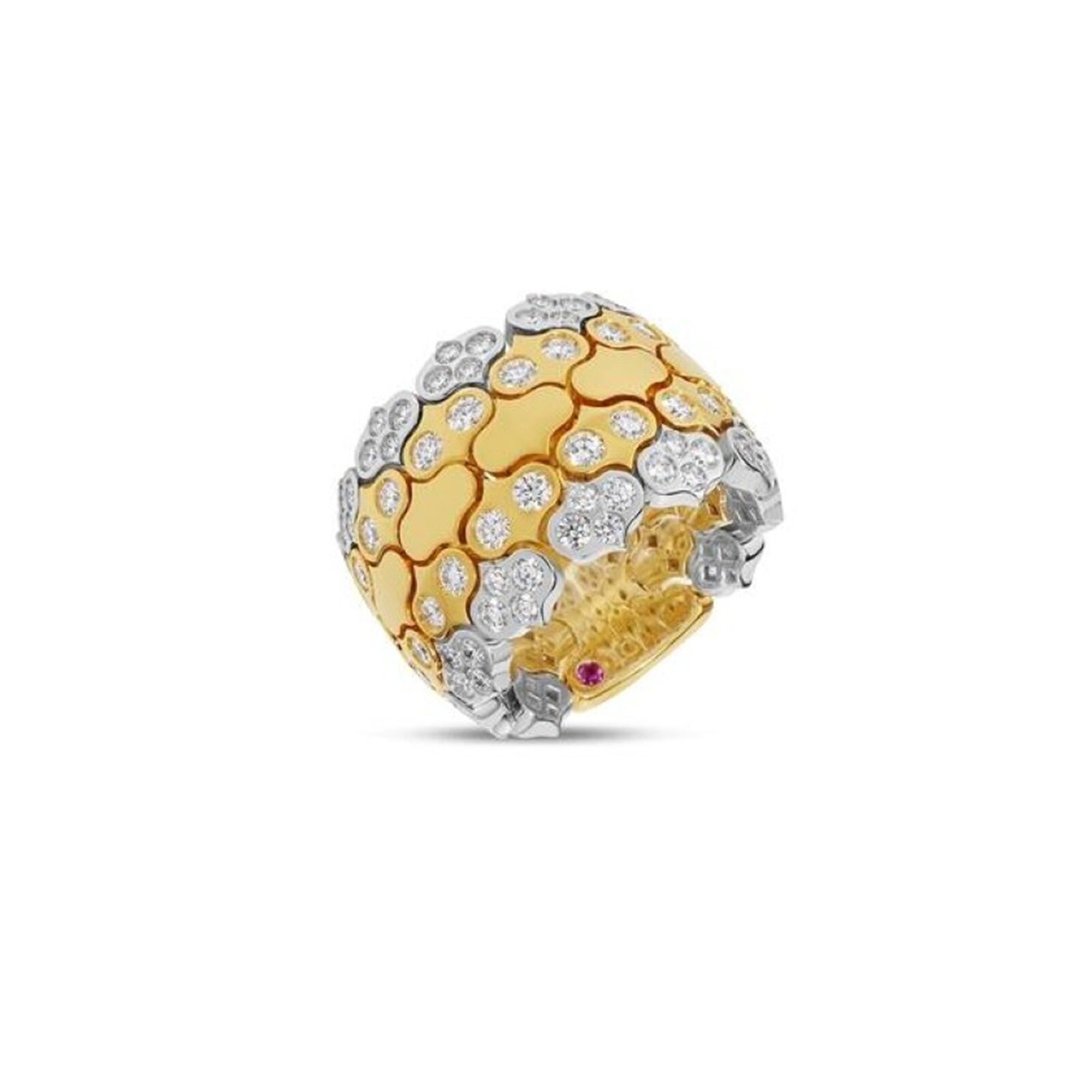 Roberto Coin Cobra 18K Yellow Gold 2.50cttw Diamond Ring - Ring Size 6.5