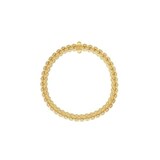Roberto Coin Cobra 18K Yellow Gold 0.72cttw Diamond Bracelet