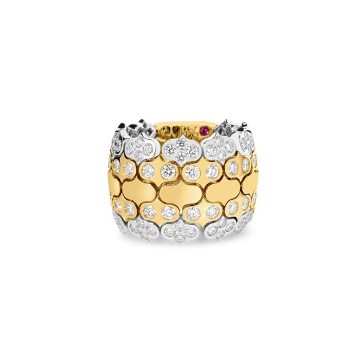 Roberto Coin Cobra 18K Yellow Gold 2.50cttw Diamond Ring - Ring Size 7.5