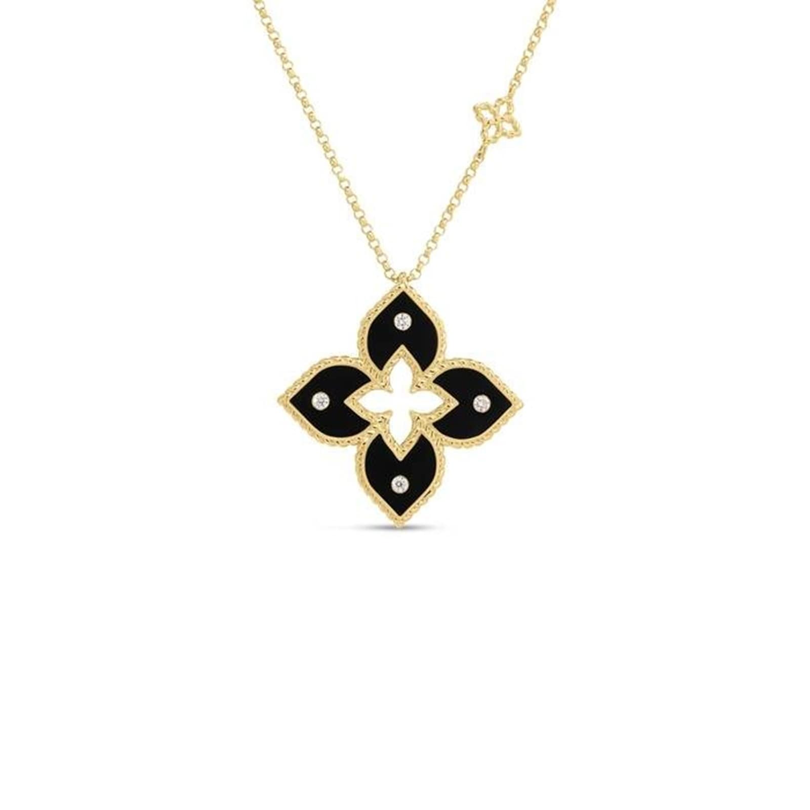 Roberto Coin Venetian Princess 18K Yellow Gold 0.03cttw Diamond