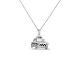 Roberto Coin Tiny Treasures 18K Yellow Taxi Pendant Necklace