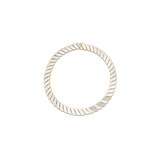 Roberto Coin San Marco 18K Yellow Gold 1.70cttw Diamond & White Enamel Necklace