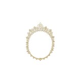 Roberto Coin Princess Flower Principessa 18K Yellow Gold 1.35cttw Diamond Necklace