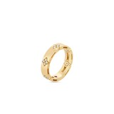 Roberto Coin Love In Verona 18K Yellow Gold 0.09cttw Diamond Ring - Ring Size 7