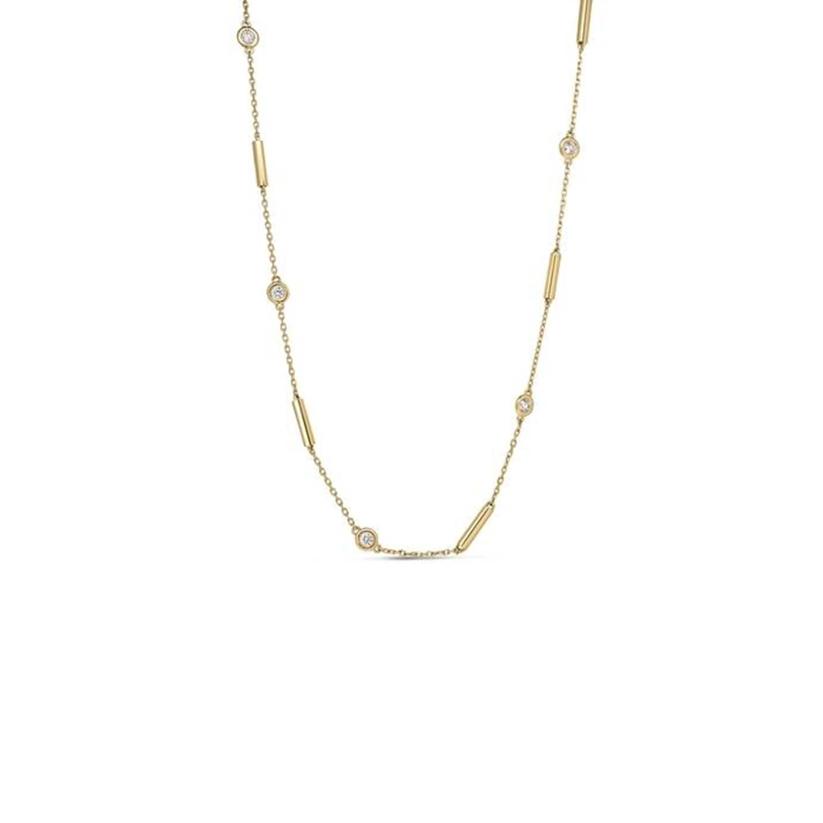 Roberto Coin Diamond By The Inch 18K Yellow Gold 0.83cttw Diamond