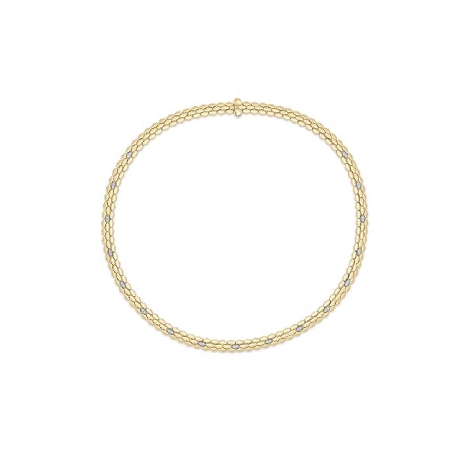 Roberto Coin Cobra 18K Yellow & White Gold 0.27cttw Diamond Necklace
