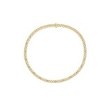 Roberto Coin Cobra 18K Yellow & White Gold 0.27cttw Diamond Necklace