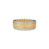 Roberto Coin Cobra 18K Yellow & White Gold 11.97cttw Diamond Bracelet