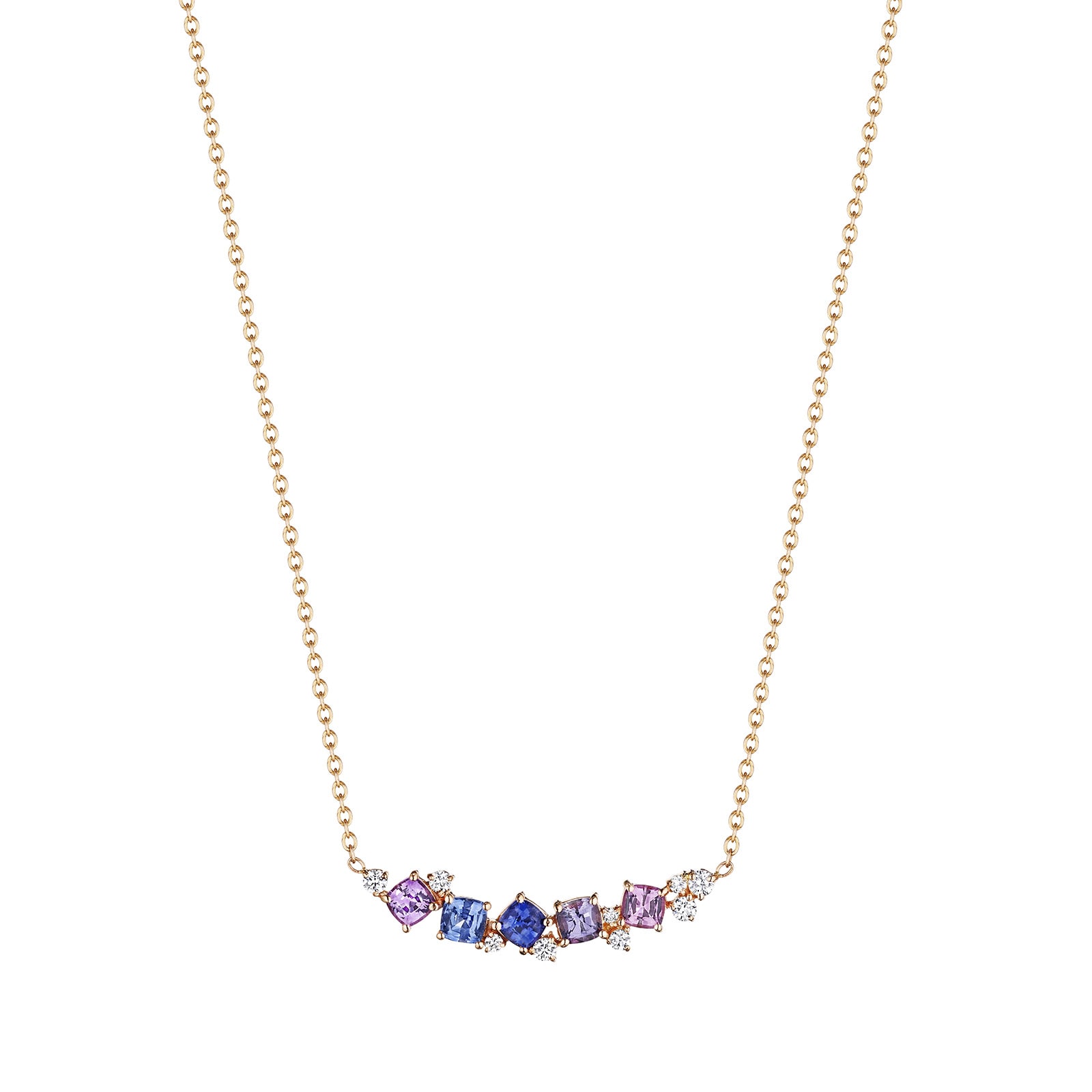 Penny Preville diamond bezel on petite chain necklace – Be On Park
