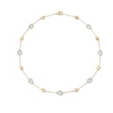 Marco Bicego 18K Yellow Gold Siviglia Aquamarine Necklace