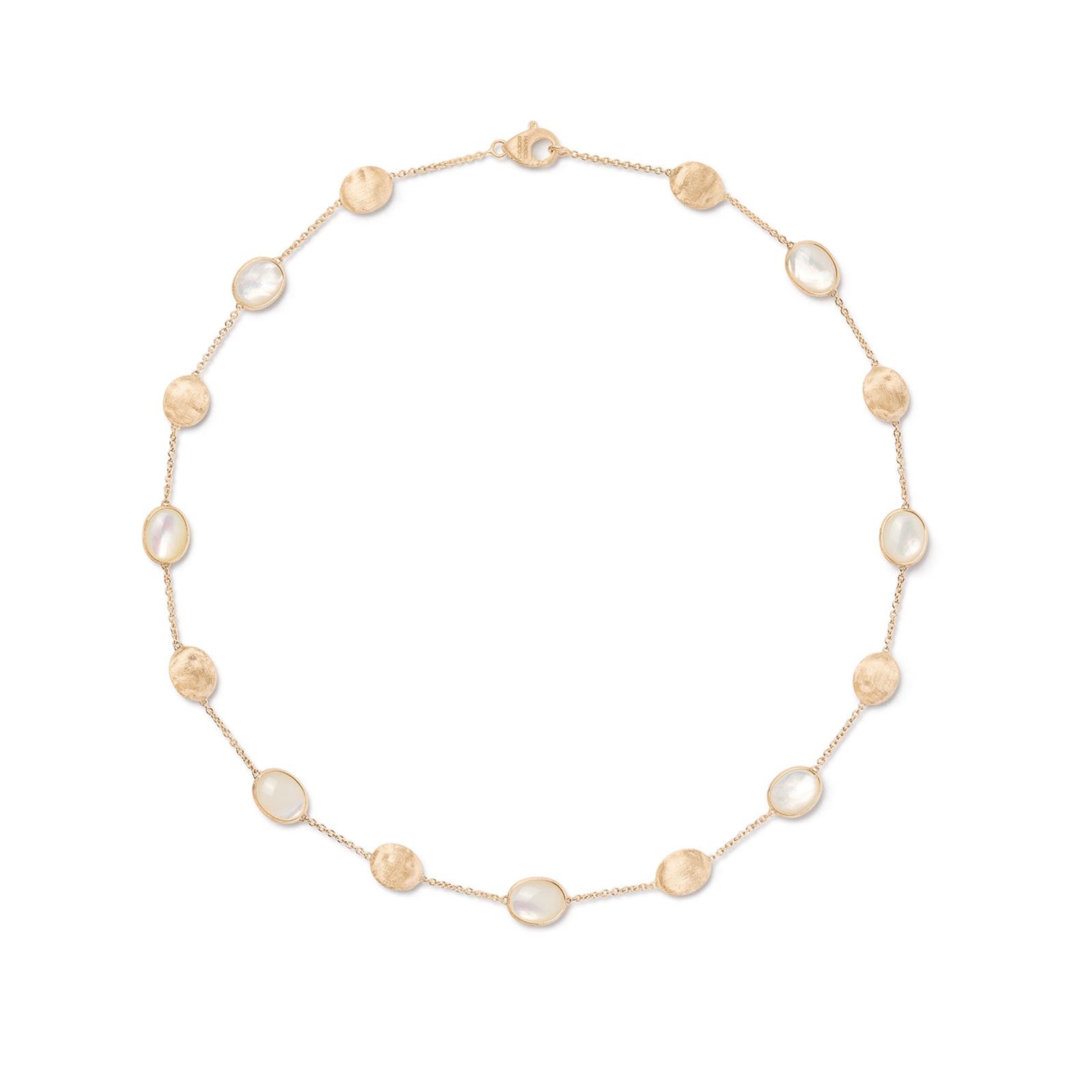 Marco Bicego 18K Yellow Gold Mother Of Pearl Siviglia Necklace