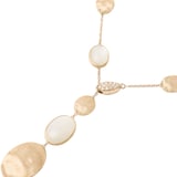 Marco Bicego 18K Yellow Gold Mother Of Pearl & 0.1ctw Diamond Necklace