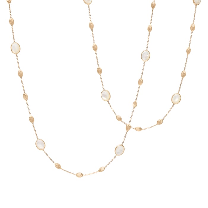 Marco Bicego 18K Yellow Gold Mother Of Pearl Necklace