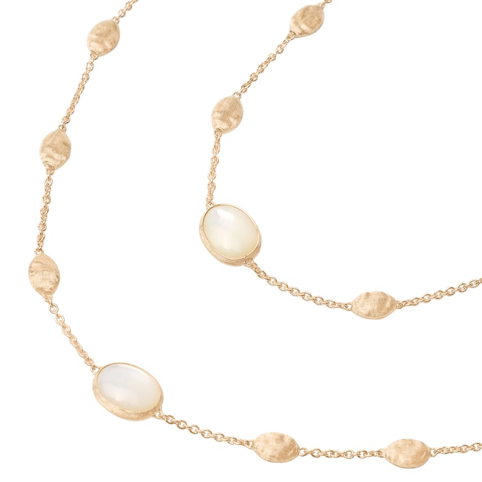 Marco Bicego 18K Yellow Gold Mother Of Pearl Necklace