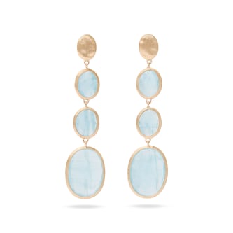 Marco Bicego 18K Yellow Gold Aquamarine Drop Earrings Marco Bicego 18K Yellow Gold Aquamarine Drop Earrings