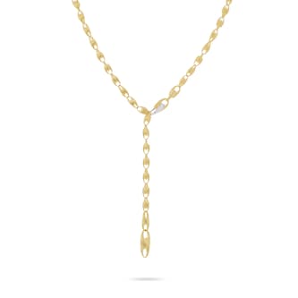 Marco Bicego 18k Yellow Gold Lucia 0.20cttw Diamond Lariat Chain Necklace