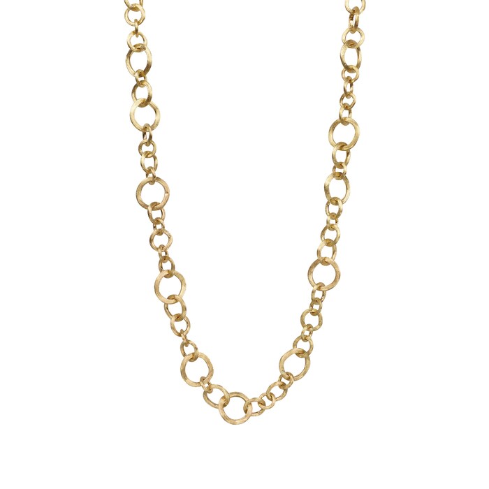 Marco Bicego 18k Yellow Gold Jaipur Circle Link Necklace 36"