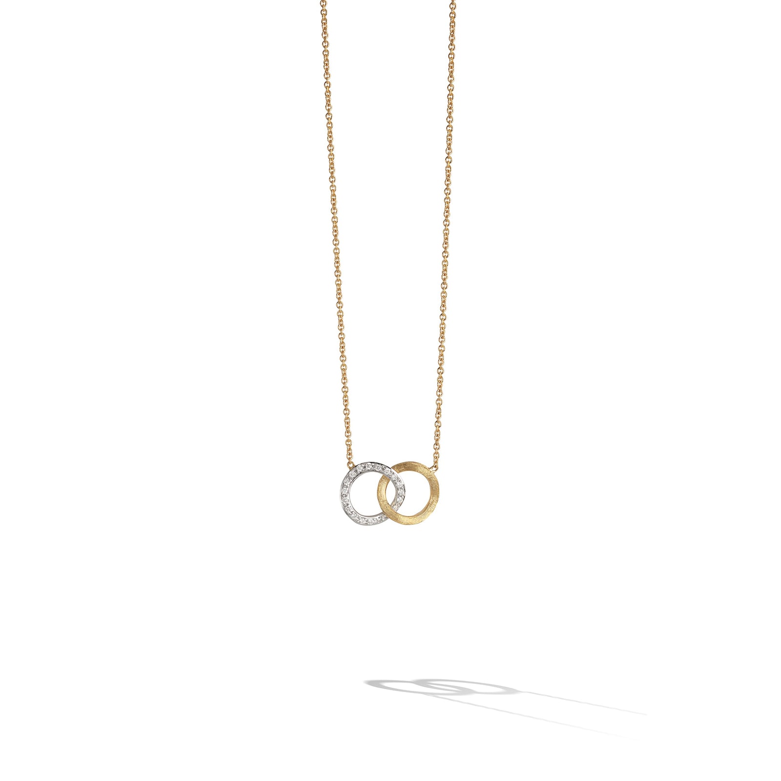 Yellow Gold Linked Circles Pendant – Continental Jewelers, Inc.
