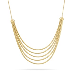 Marco Bicego 18k Yellow Gold Cairo 0.14cttw Diamond 5 Strand Necklace
