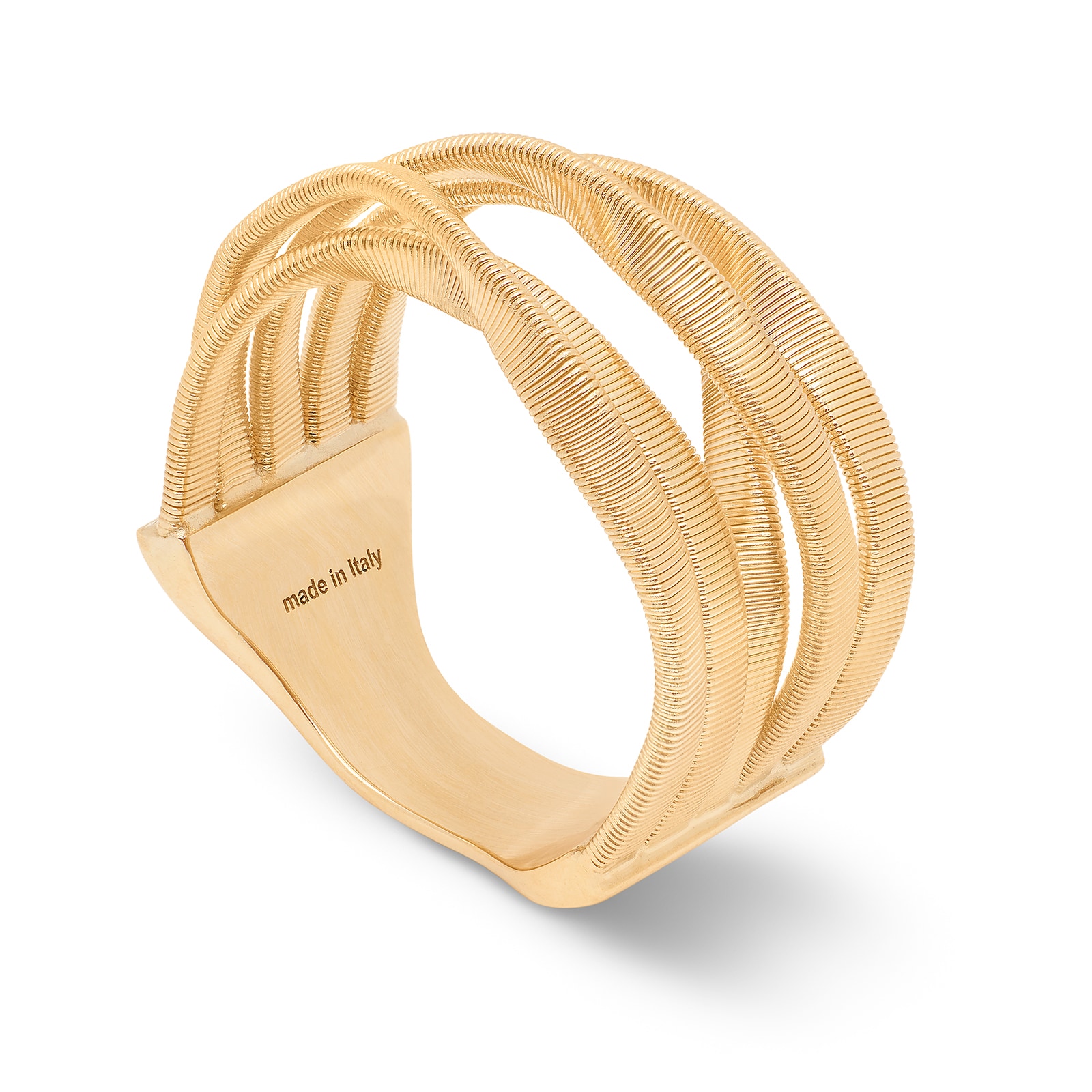 Marco Bicego 18k Yellow Gold Marrakech Twist Five Strand Ring Size 7