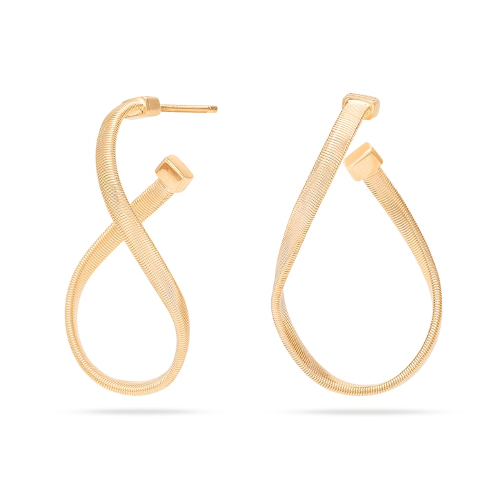 Marco Bicego 18k Yellow Gold Marrakech Twist Hoop Earrings