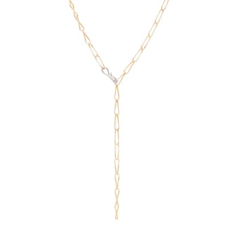 Marco Bicego 18k Yellow Gold 0.50cttw Diamond Marrakech Twist Lariat Necklace 29.50" Marco Bicego 18k Yellow Gold 0.50cttw Diamond Marrakech Twist Lariat Necklace 29.50"