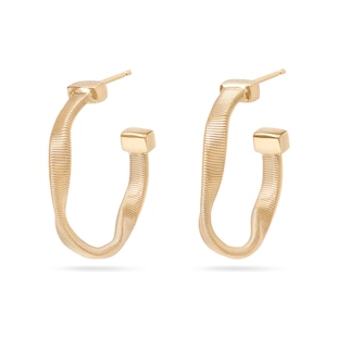 Marco Bicego 18k Yellow Gold Marrakech Twist Hoop Earrings