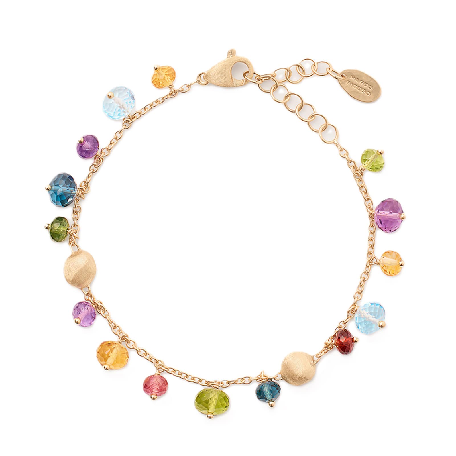 Marco Bicego 18K Yellow Gold Africa Multi Stone Bracelet