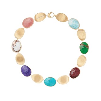 Marco Bicego 18K Yellow Gold Lunaria Mixed Gemstone Necklace
