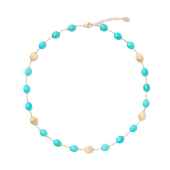 Marco Bicego 18K Yellow Gold Siviglia Turquoise Necklace