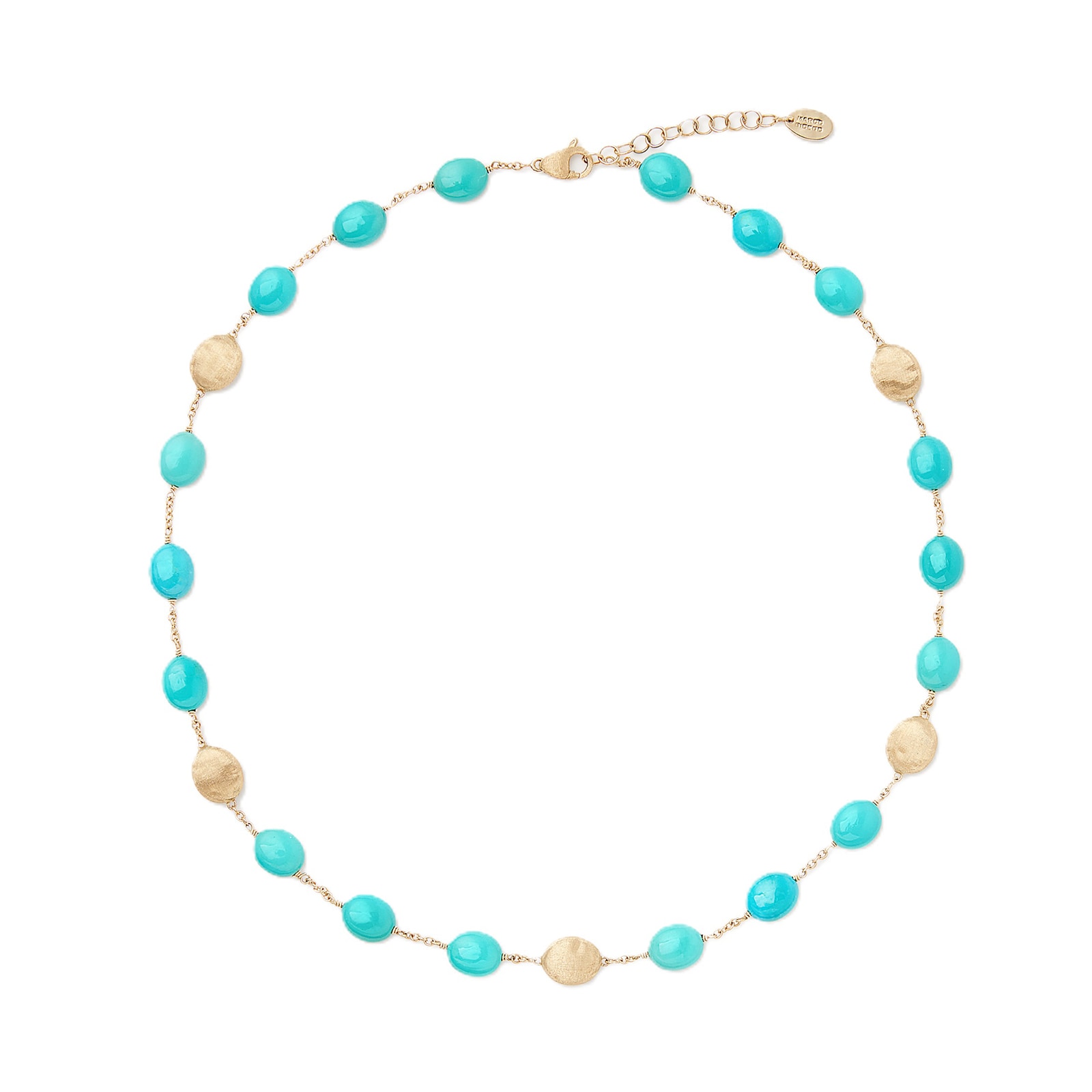 Marco Bicego 18K Yellow Gold Siviglia Turquoise Necklace