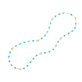 Marco Bicego 18K Yellow Gold Siviglia Gold & Turquoise Necklace
