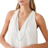 Marco Bicego 18K Yellow Gold Siviglia Gold & Turquoise Necklace