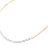 Marco Bicego 18K Yellow & White Gold Marrakech 0.32cttw Diamond Twist Necklace