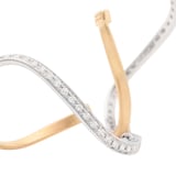 Marco Bicego 18K Yellow & White Gold Marrakech 0.38cttw Diamond Twist Drop Earrings