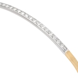 Marco Bicego 18K Yellow & White Gold Marrakech Diamond Twist Bangle