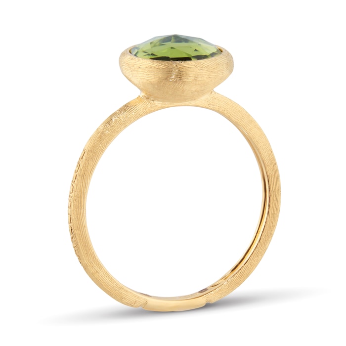 Marco Bicego 18ct Yellow Gold Jaipur Colour Collection Peridot Stacking Ring