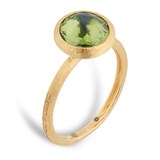 Marco Bicego 18ct Yellow Gold Jaipur Colour Collection Peridot Stacking Ring