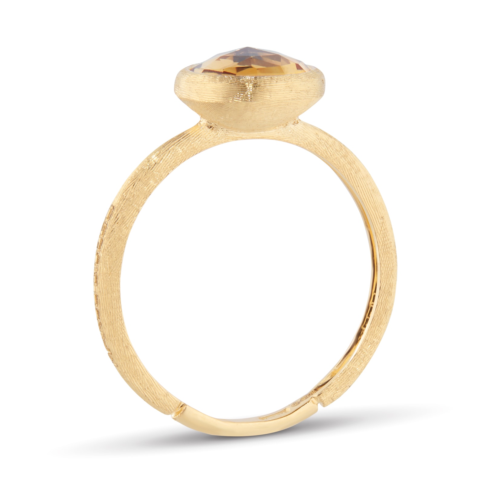 Marco Bicego 18ct Yellow Gold Jaipur Colour Collection Citrine Stacking Ring - Ring Size O Marco Bicego 18ct Yellow Gold Jaipur Colour Collection Citrine Stacking Ring - Ring Size O