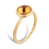 Marco Bicego 18ct Yellow Gold Jaipur Colour Collection Citrine Stacking Ring