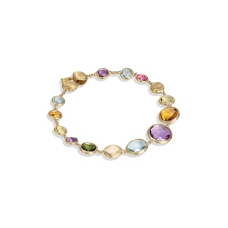 Marco Bicego 18ct Yellow Gold Jaipur Colour Collection Graduated Mixed Gemstone Bracelet Marco Bicego 18ct Yellow Gold Jaipur Colour Collection Graduated Mixed Gemstone Bracelet