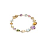 Marco Bicego 18ct Yellow Gold Jaipur Colour Collection Graduated Mixed Gemstone Bracelet