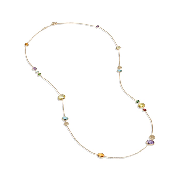 Marco Bicego 18ct Yellow Gold Jaipur Colour Collection Mixed Gemstone ...